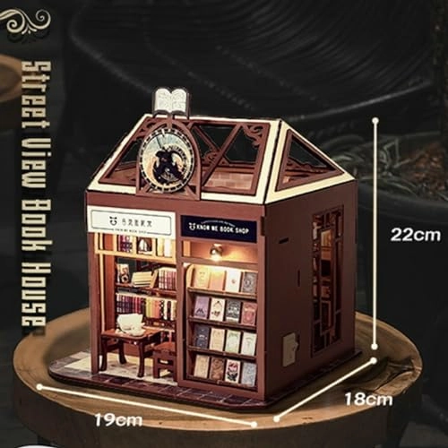 Miniature Dollhouse - Book & Coffee