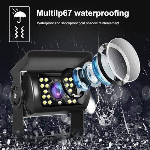 Reversing Camera - IR Night Vision 4 Pin Aviation Plug