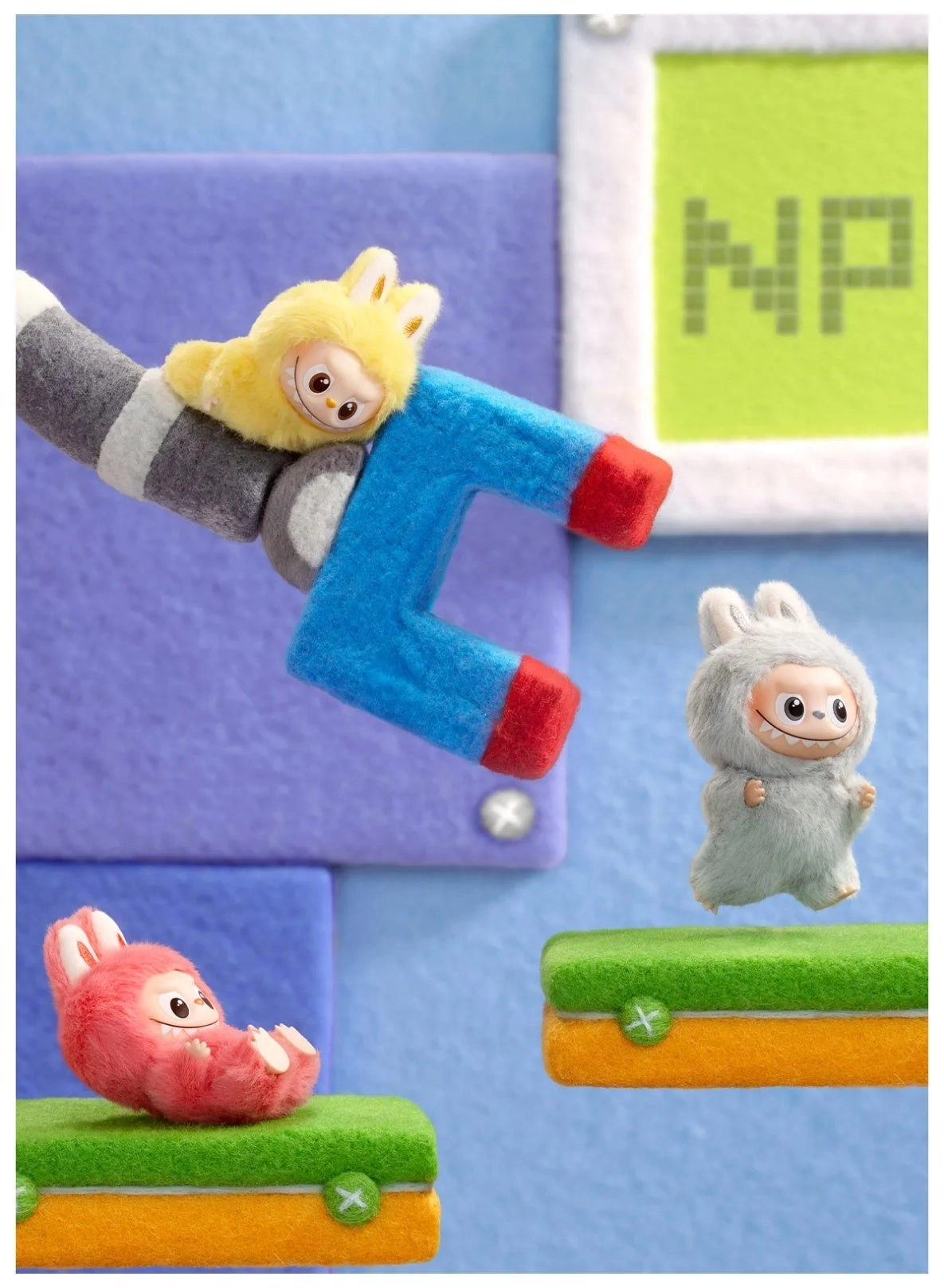 Labubu - The Monsters Pin For Love Vinyl Plush Pendant