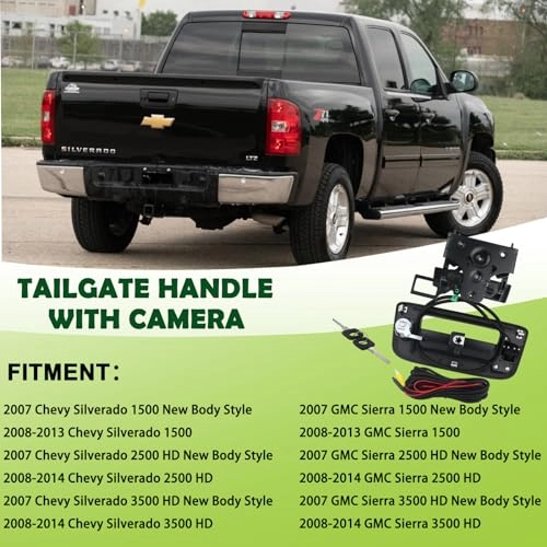 Backup Camera Tailgate Handle