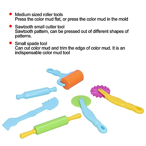 Clay Dough Tools - 6 pcs