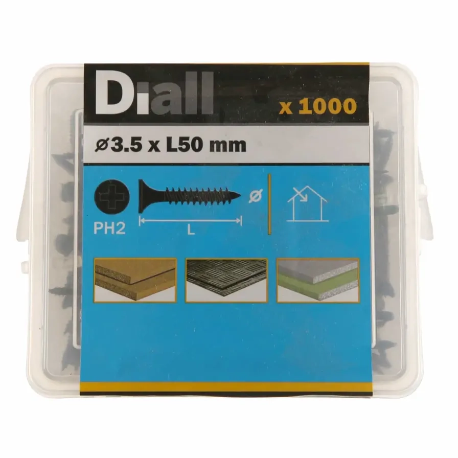 Carbon Steel Universal Screw Pack 3.5mm 50mm