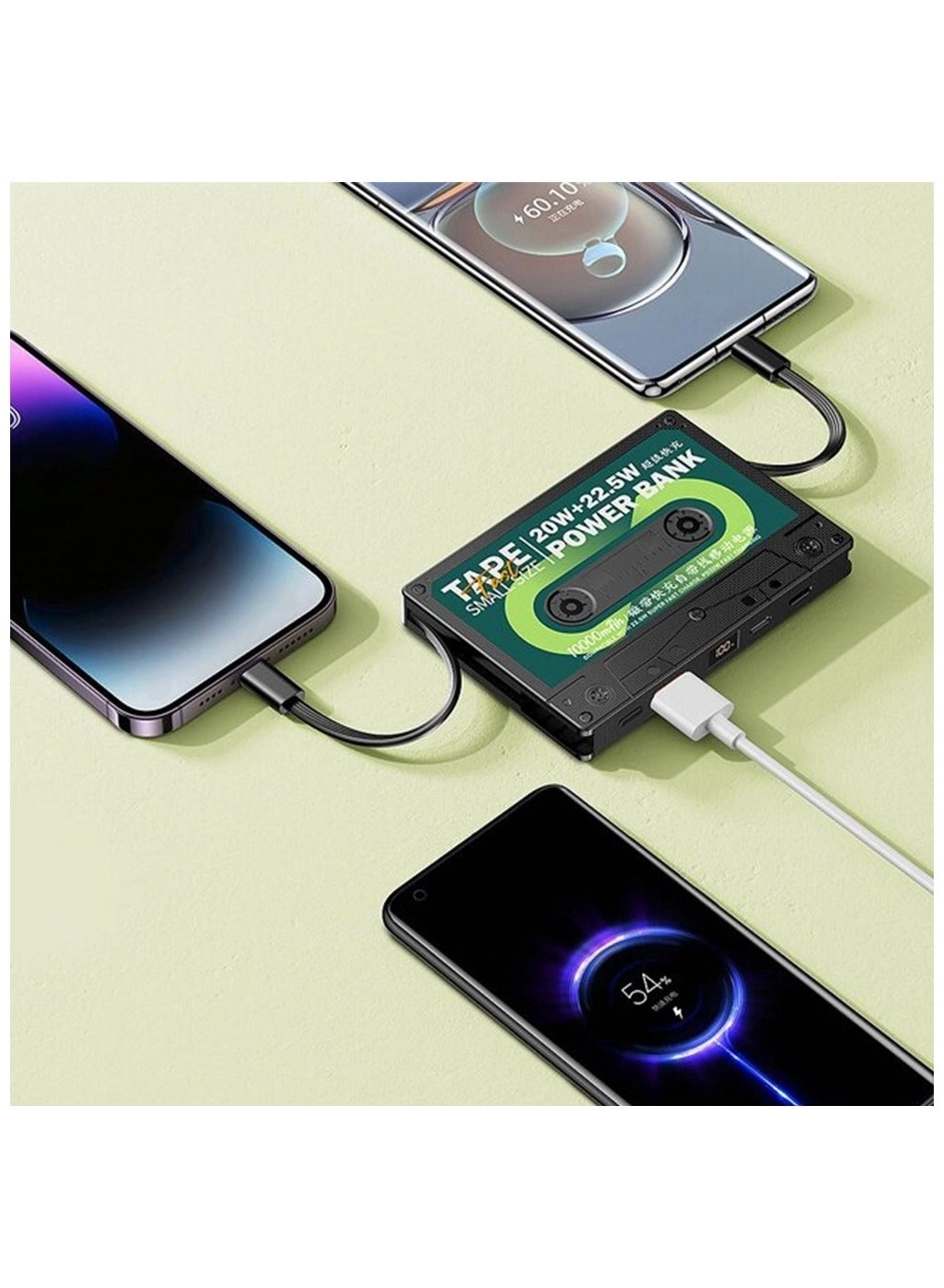 Tape Series - 10000 Watt-hour 20W PD 22.5W QC