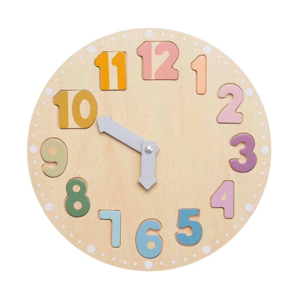 JaBaDaBaDo Wooden Puzzle Clock
