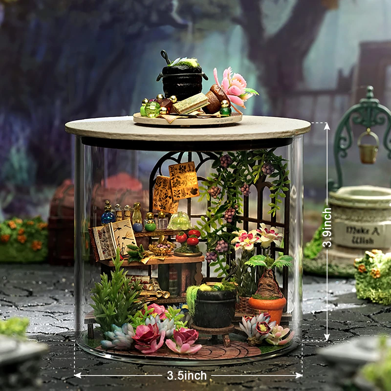 DIY Miniature Dolls House Kit - Magic Garden