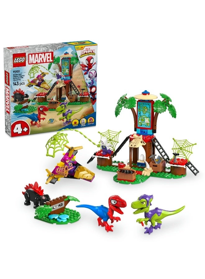 Marvel Spidey and Gobby’s Raptor Battle at Tree House HQ - Spider-Man
