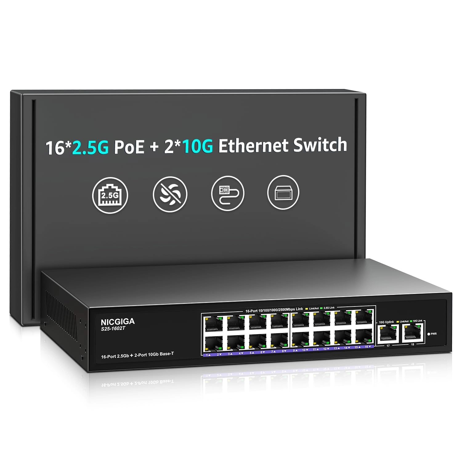 NICGIGA S25-1602T 18-ports