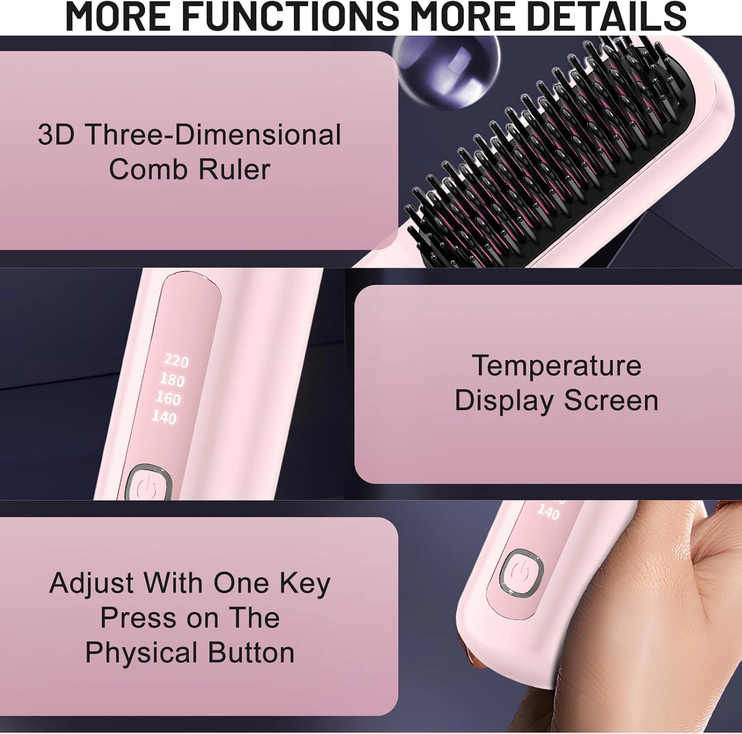 Go Brush Pro - Cordless Rechargeable Pink