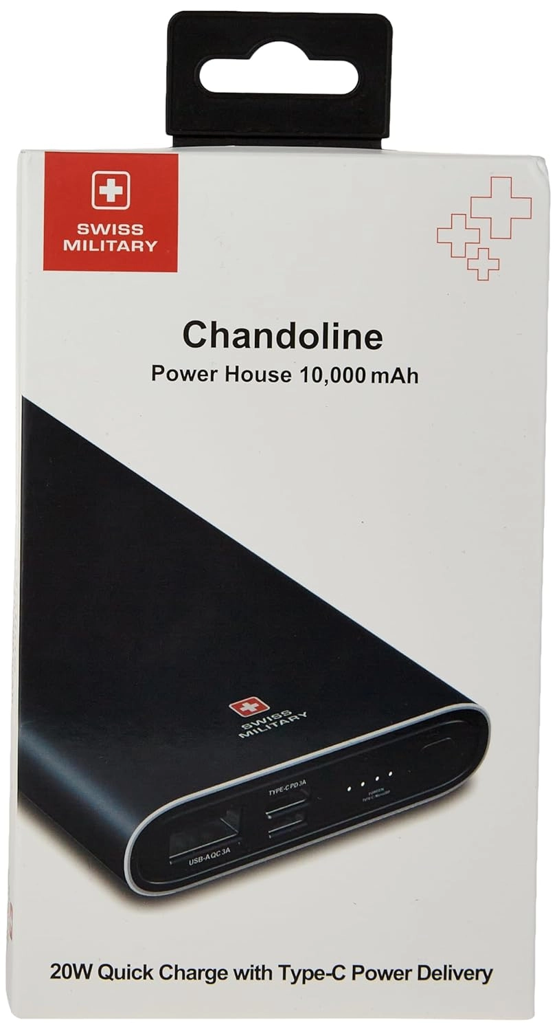 Swiss Military SM-PB-CD1-10K-SIL - 10000 mAh