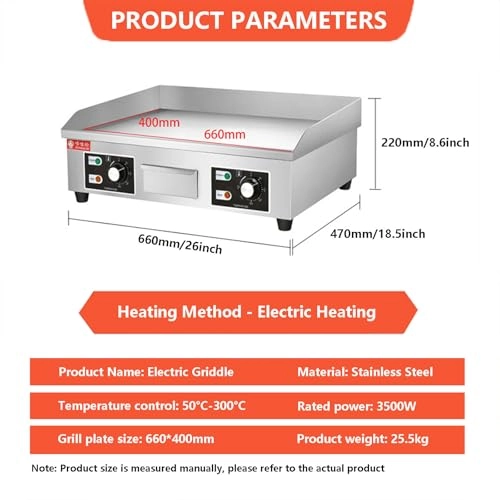 Electric Griddle - 2 660*400mm/730*400mm