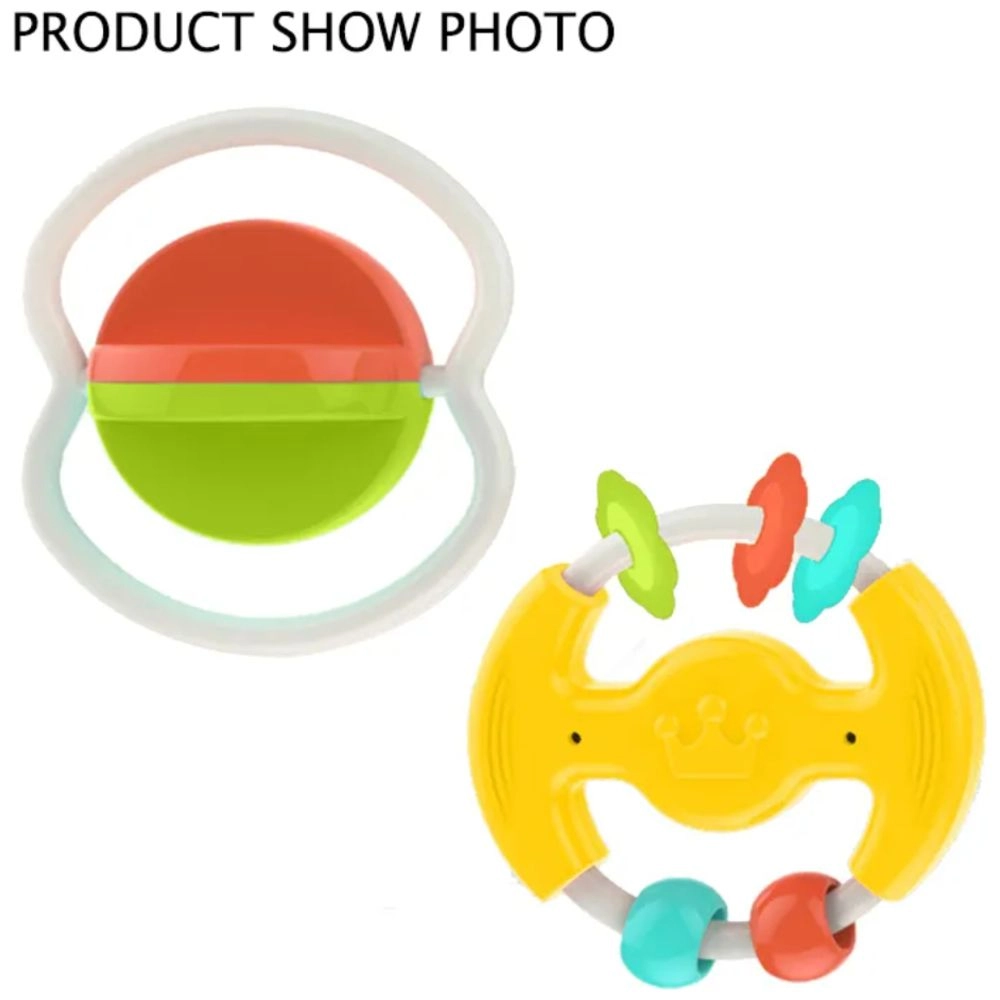 Baby Rattles And Teether Toy Set - Suitable for 0 month & above BPA-free, non-toxic, and baby-safe materials 8Pcs