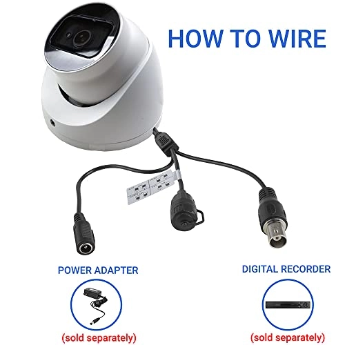 Outdoor Turret Dome Security Camera 1080P