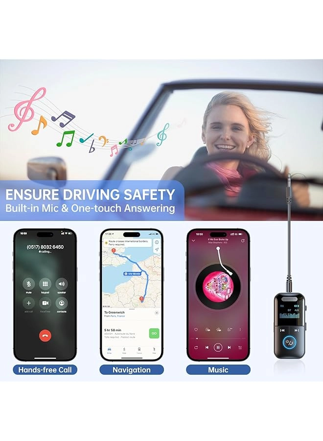 Audio Transmitter Receiver - Bluetooth 5.4 3.5mm