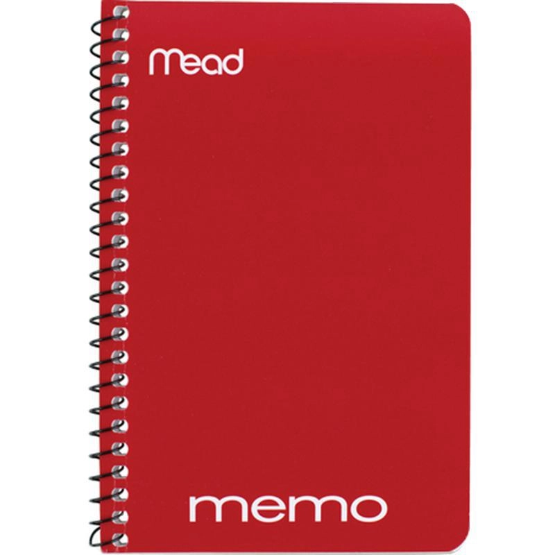 Memo Notebook 3 X 5 Spiral - Lined 60 Sheets