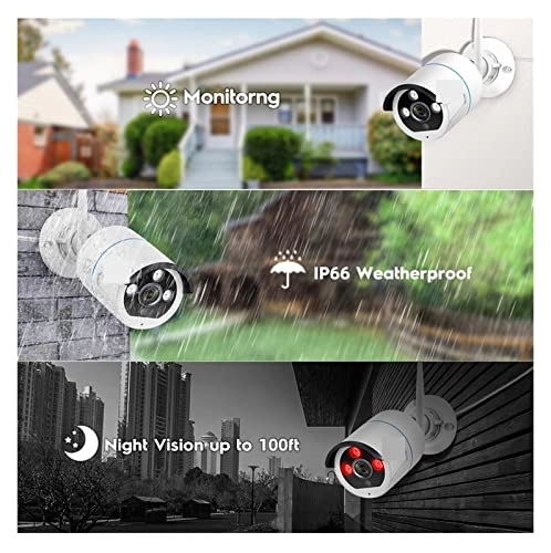 8CH Wireless CCTV System - 3MP