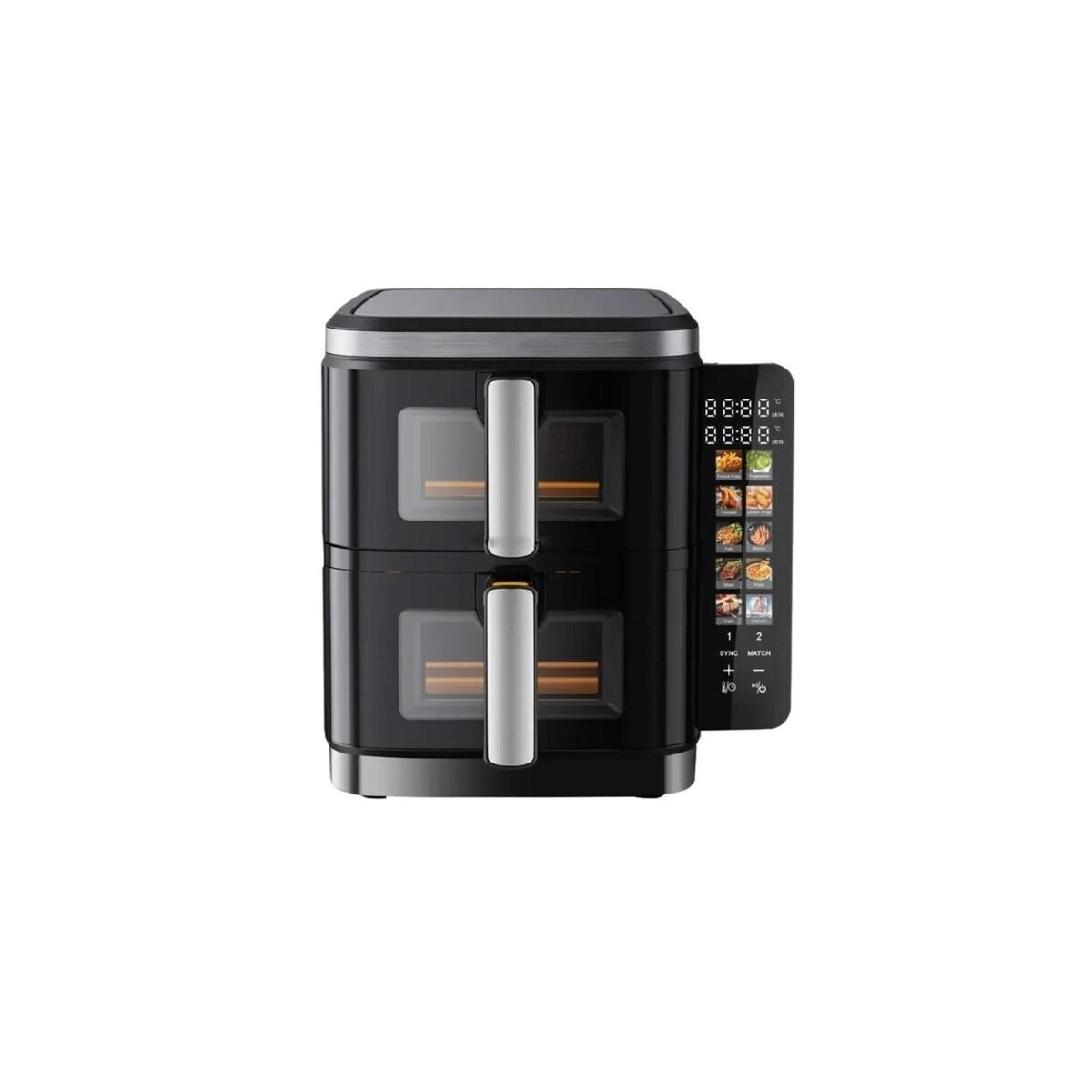 Compact digital air fryer
