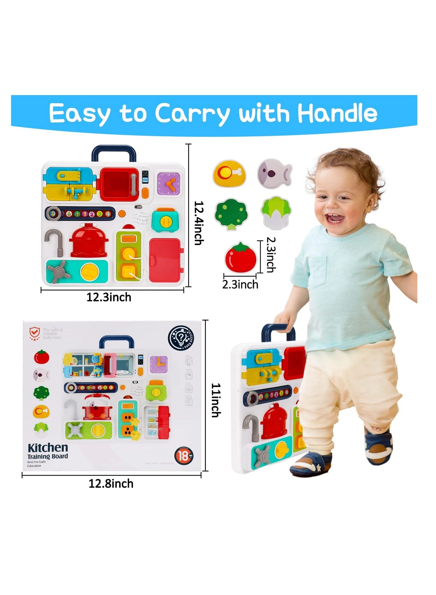 Montessori Busy Board - 3-5