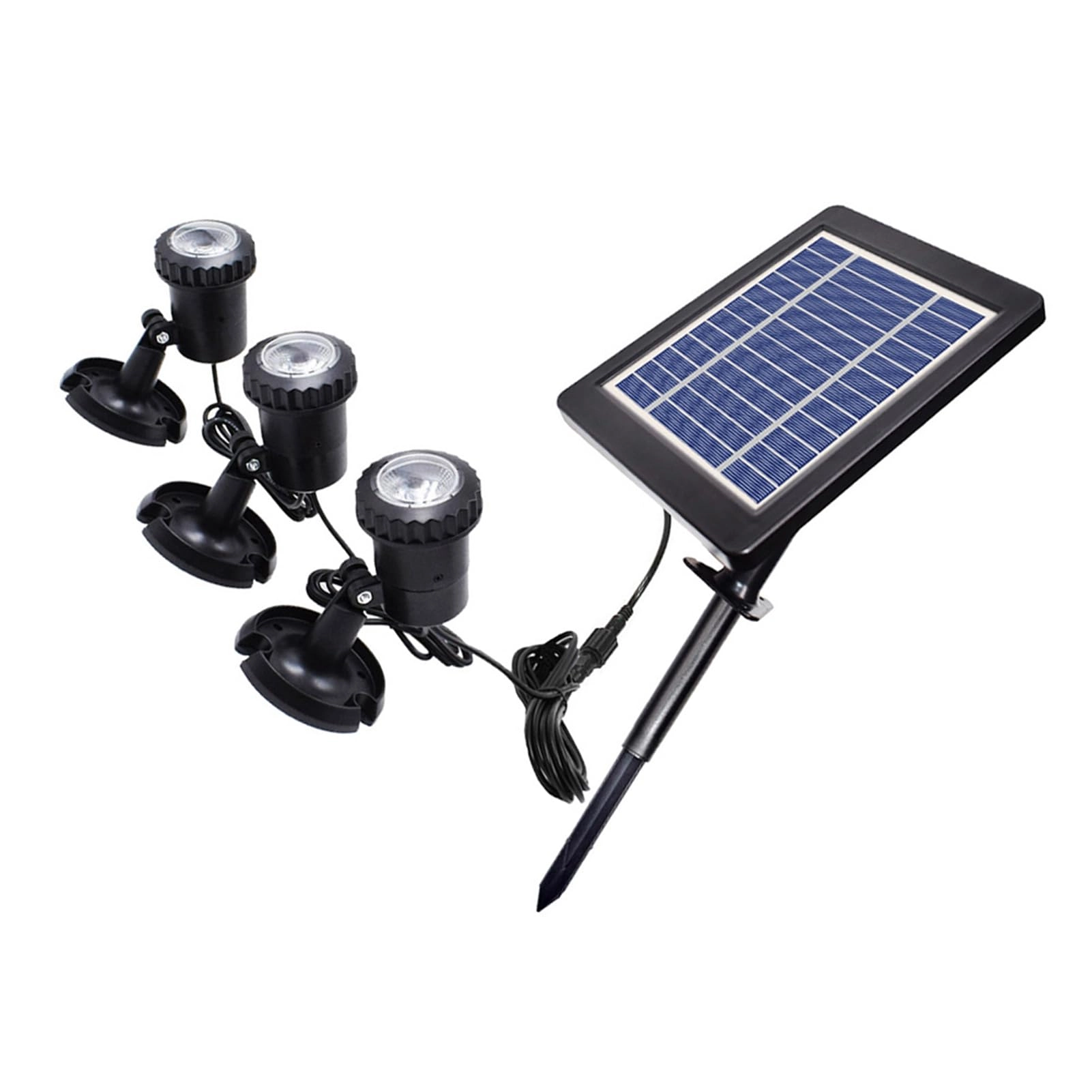Moreliann6ilp1ucvf-WW - Solar Powered Underwater 2 Light Modes Kit