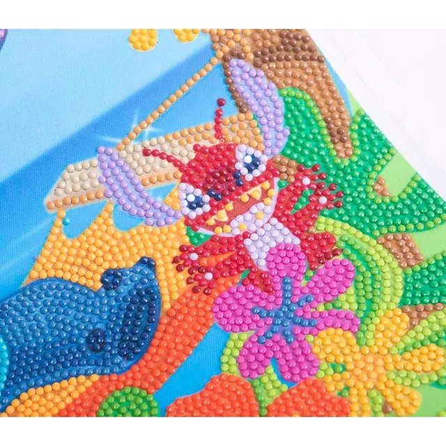 Disney Lilo And Stitch DIY Crystal Art Scroll Kit - Stitch