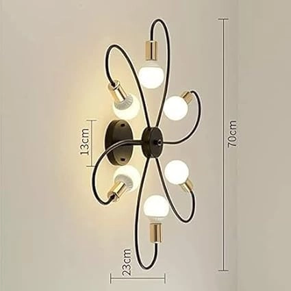 153 CHANDELIER 6 LIGHT - warm white