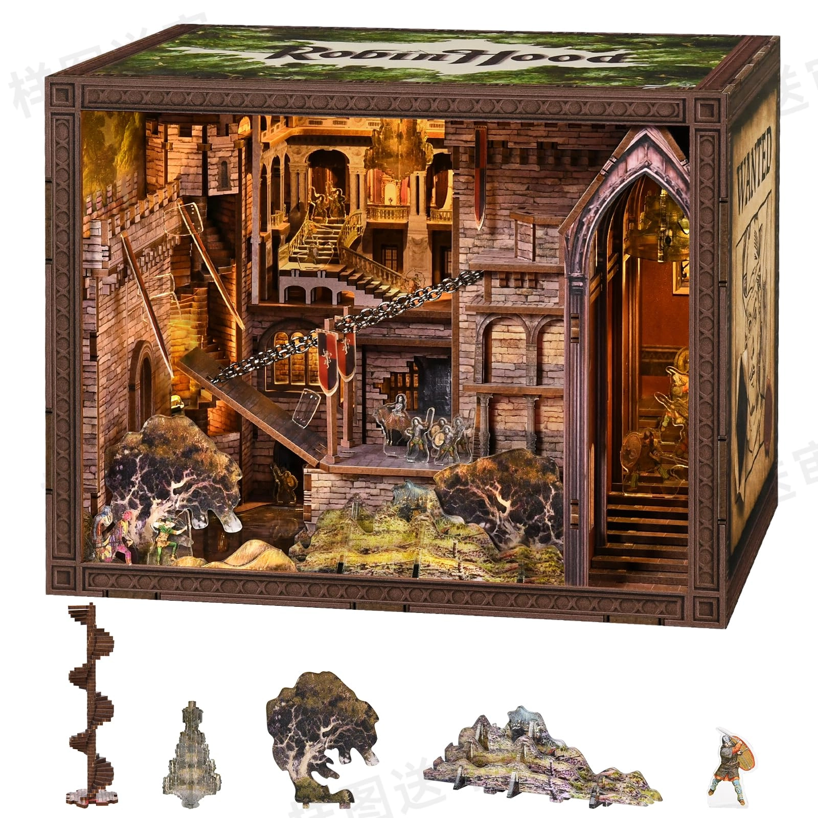 MiniCity Book Nook Construction Kit - Robin Hood