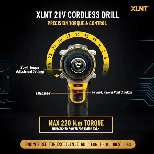 21V Cordless Drill - 2.0Ah