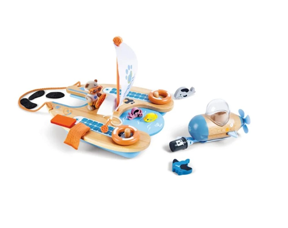 Hape Bens Eco Catamaran Submarine Playset