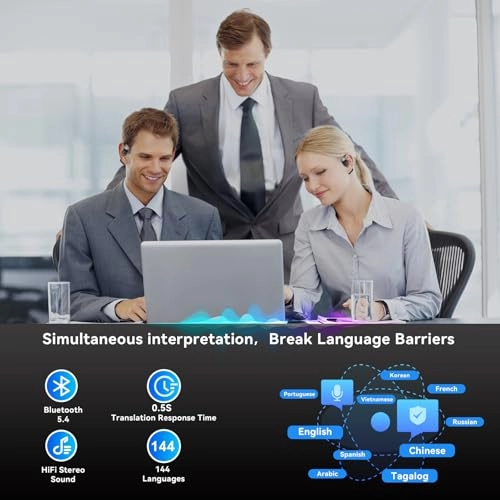 (Used) AI Translation Earbuds - 144 languages