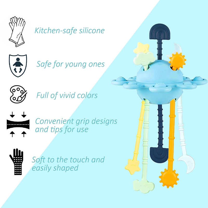 Baby Silicone Interactive Toy - Suitable for 6 months & above