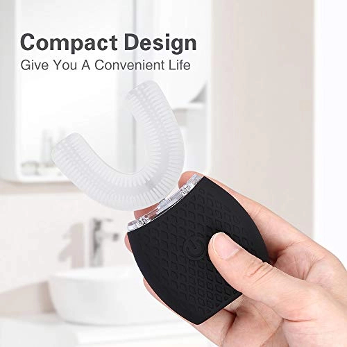 Ultrasonic Automatic Toothbrush - U-Shaped USB Charging