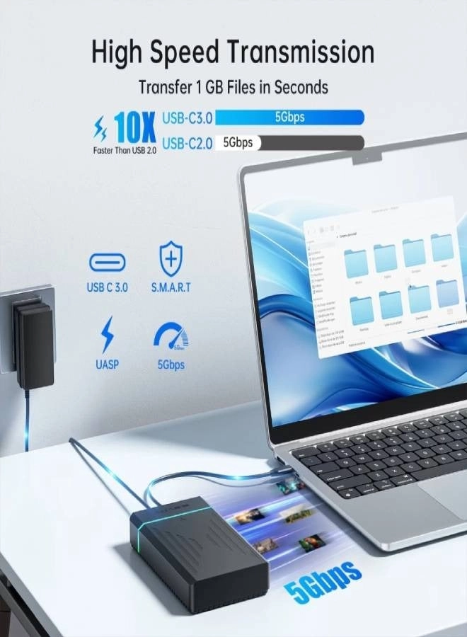 External Hard Drive Enclosure - USB3.0 SATA 2.5/3.5
