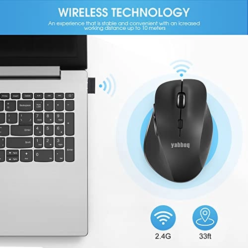 Ergonomic Optical Mouse - Wireless
