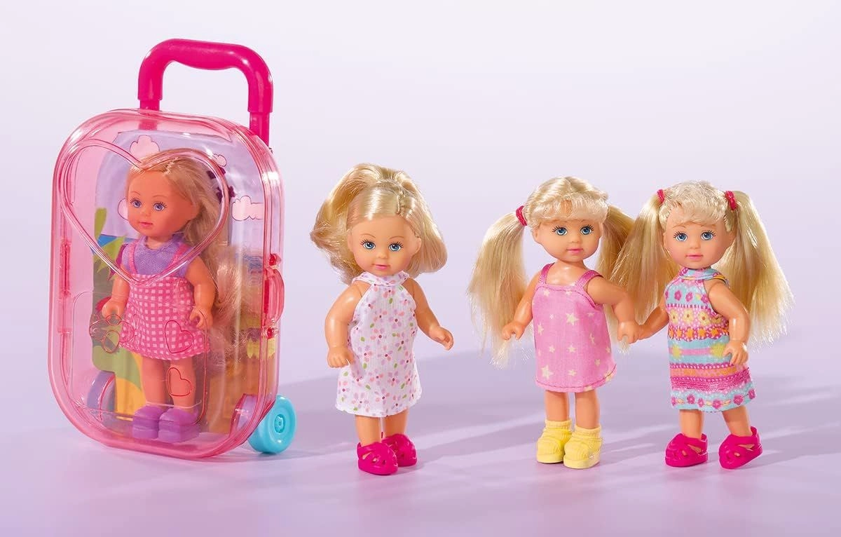 Evi Love Travel Mini Doll - 12cm Ages 3+