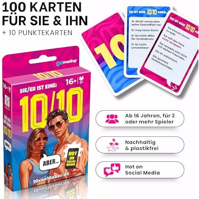 She/He is a 10 out of 10 - 110 pieces 16 years and up German