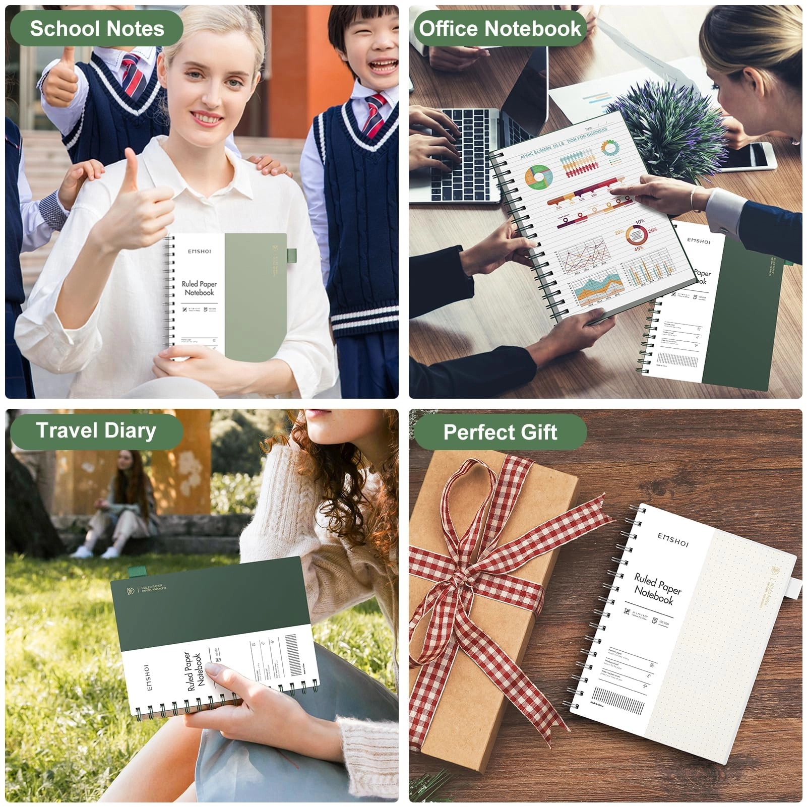 Notebook B5 Spiral - Lined 150 Sheets