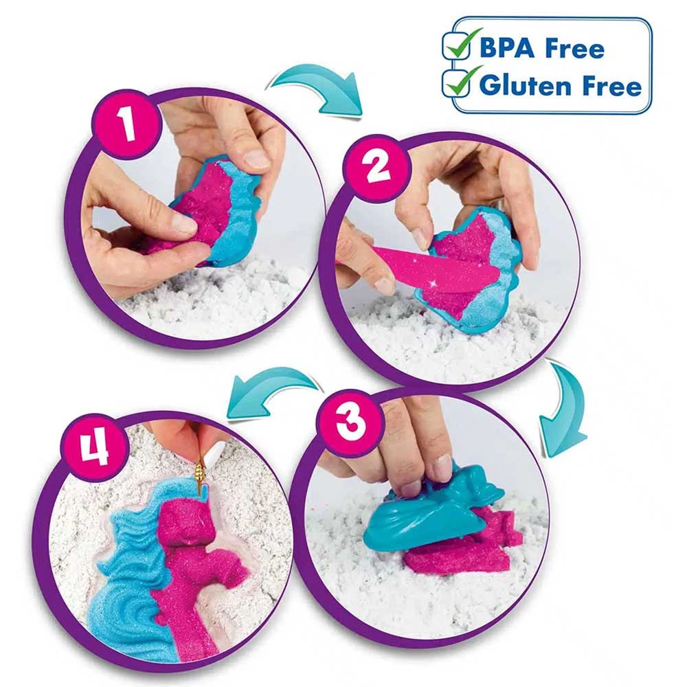 Magic Sand Unicorn Playset - 3+ years 7 Molds