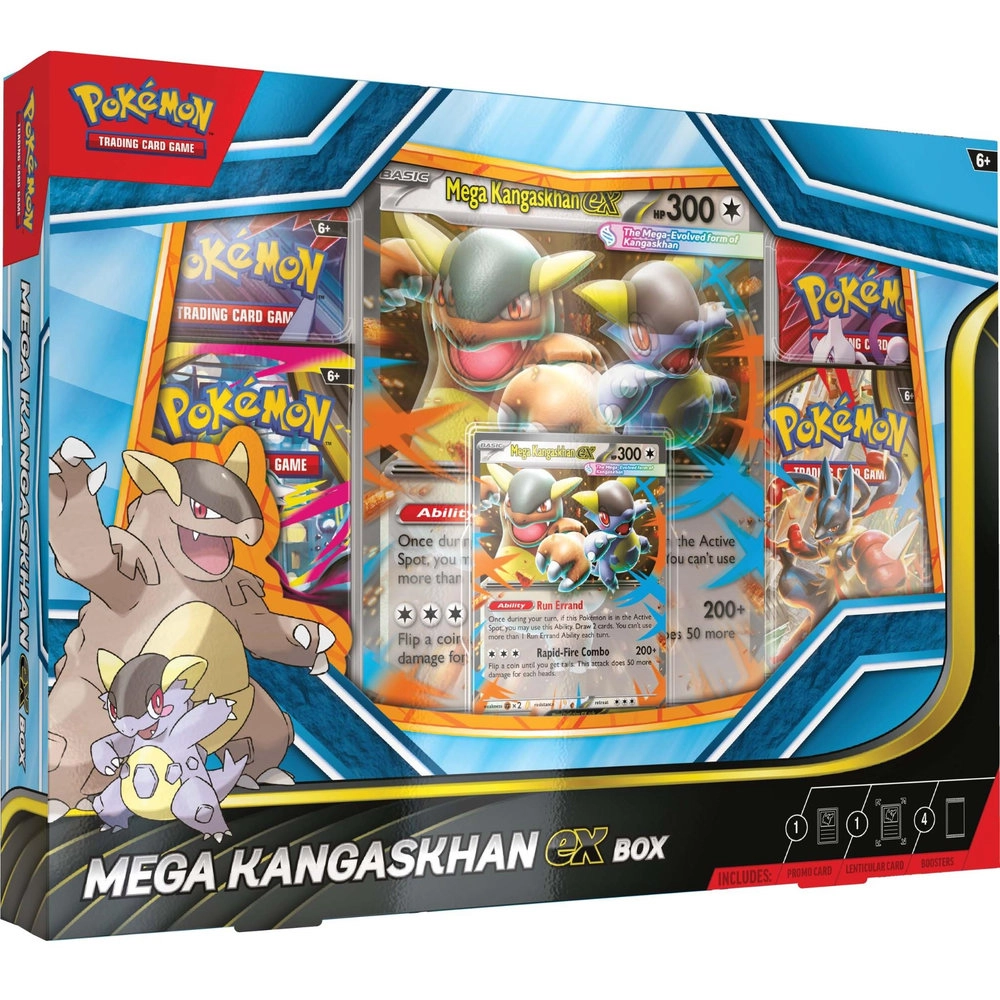 Pokémon Mega Kangaskhan ex - Box 1 foil promo 1 oversize lenticular 4 booster packs