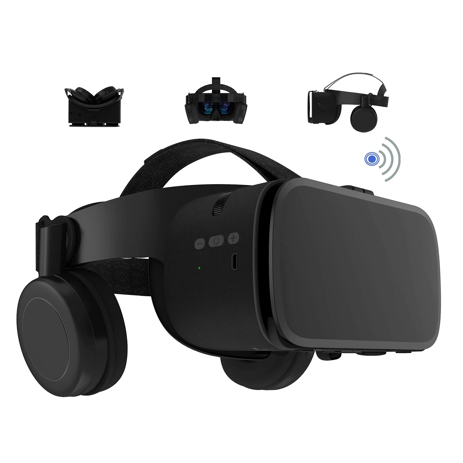 LONGLU VR Headset - Wireless Bluetooth 3D