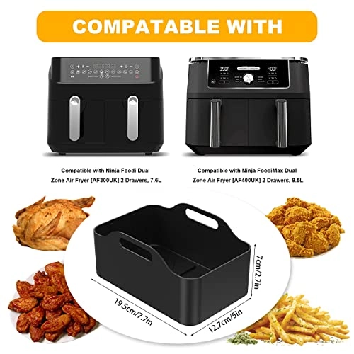 Air Fryer Silicone Pot - silicone 2 Pcs