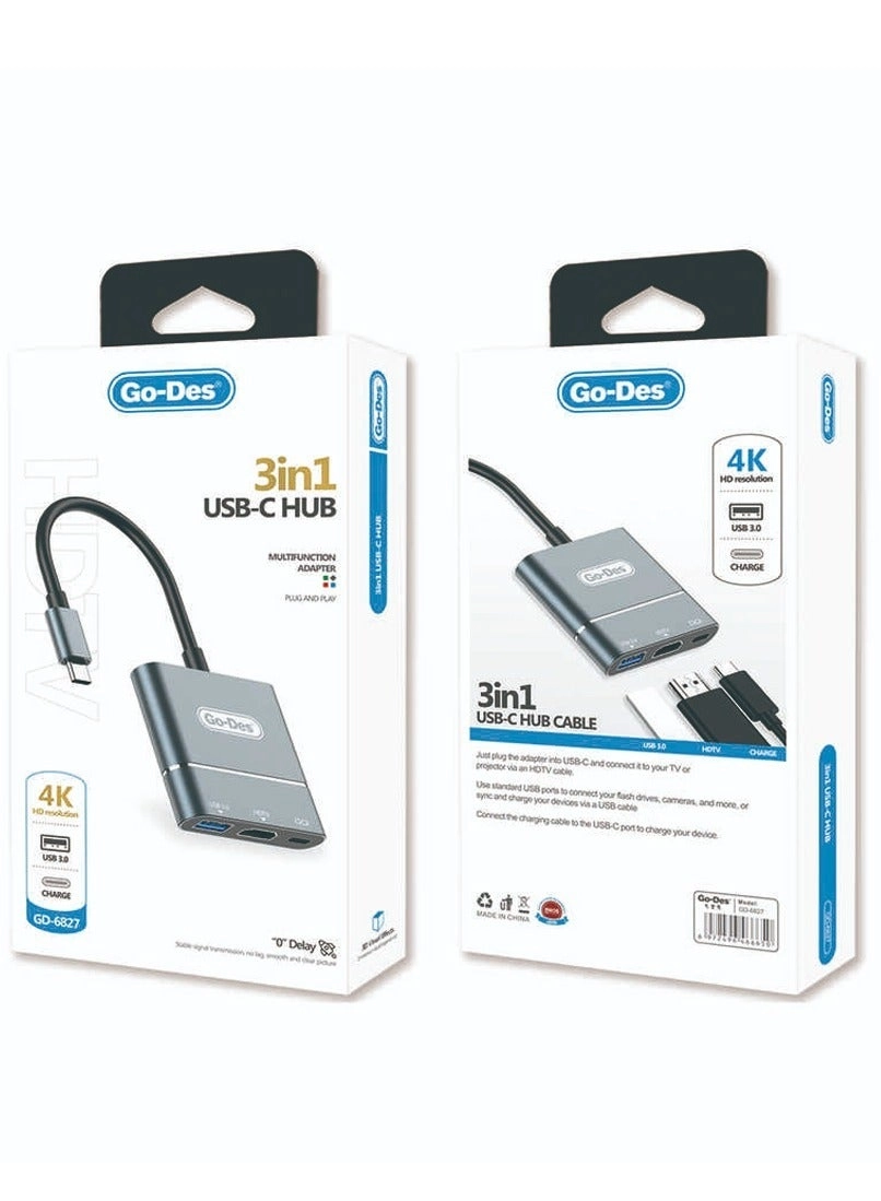 USB C to HDMI Multiport Adapter - USB 3.0 4K