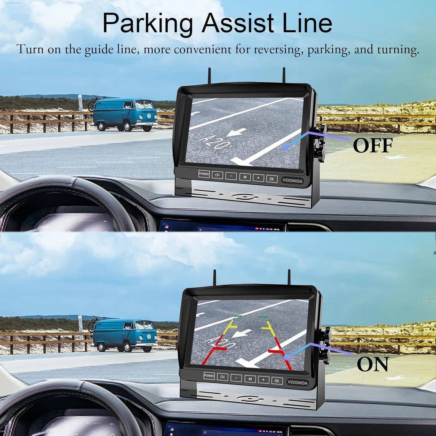 Wireless RV Camera System - Night vision 1080P