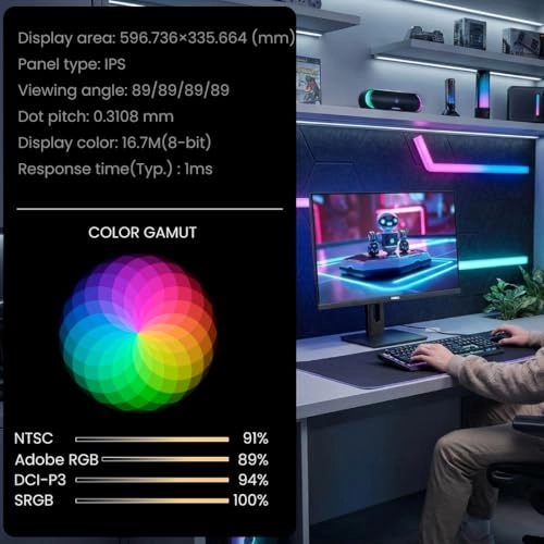 EA-G27I-BK - 27 Inches 1920x1080
