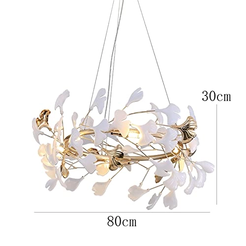 Scandinavian Artistic Long Chandelier - Golden 120*35cm 4 Head