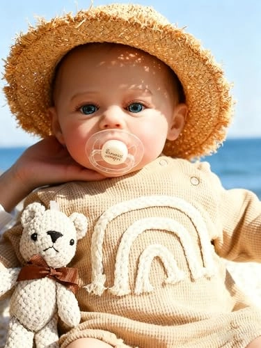 Reborn Baby Doll - 19 inch Full silicone vinyl Girl Ages 3+