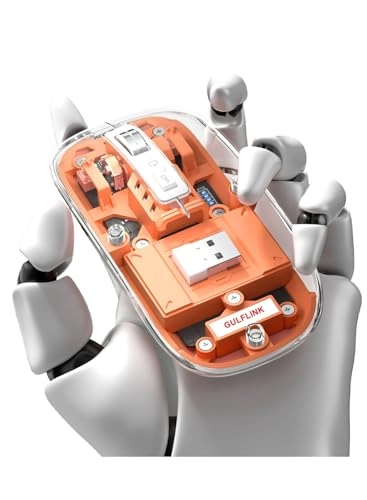 M133 Slim Transparent Dual Mode Wireless Bluetooth Mouse - Wireless