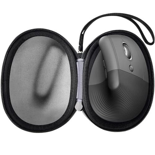 Case for Logitech Lift Vertical Ergonomic Mouse - Hard Shell Black