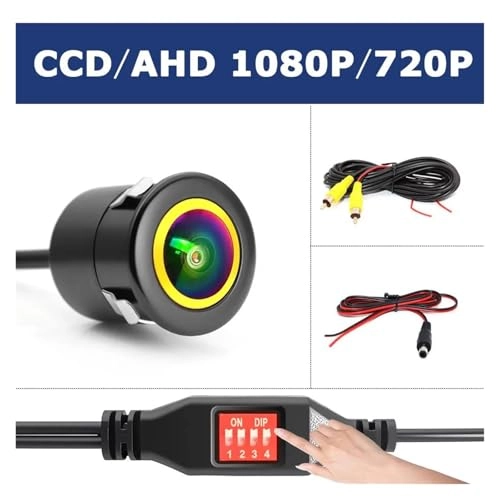 Rear View Parking Camera - Night Vision Wired or Wireless 1280 x 720 Pixels