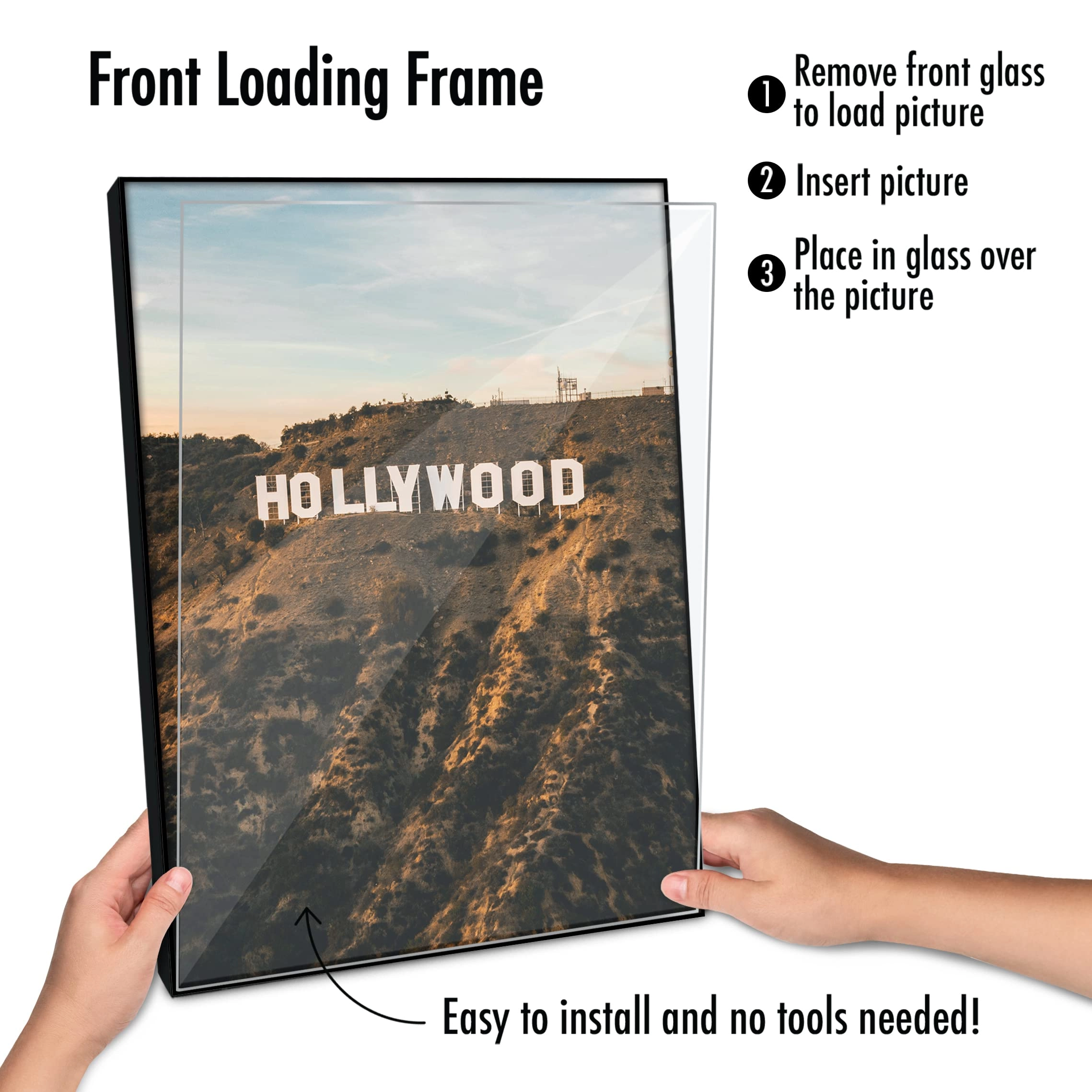 Front Loading Picture Frame - 12x16 Set