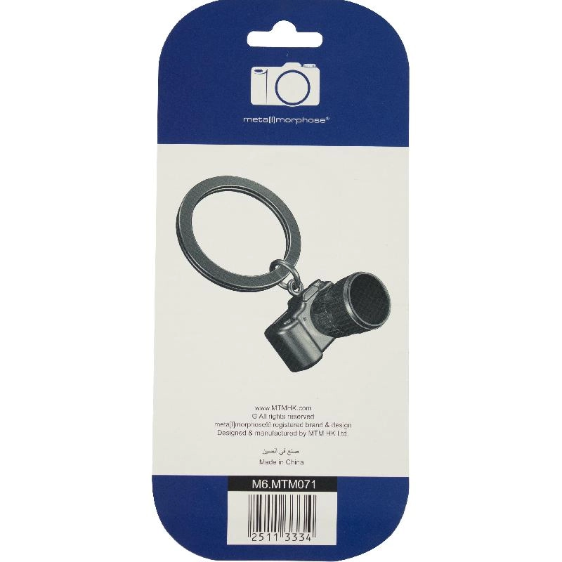Camera Keychain - Black Metal