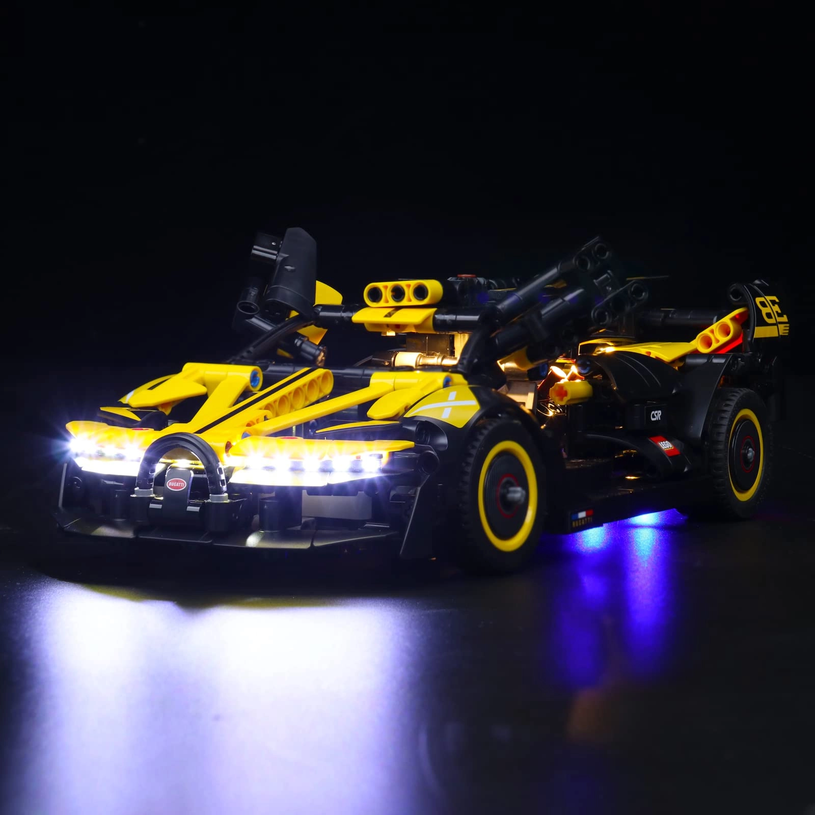 BrickBling LED Light for LEGO Technic Bugatti Bolide 42151 - Acrylonitrile Butadiene Styrene 1 5V